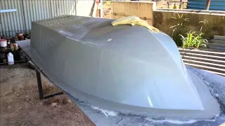 Fibreglass Boat Building from Mold