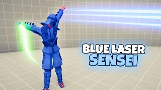 BLUE LASER SENSEI vs EVERY FACTION | TABS Totally Accurate Battle Simulator