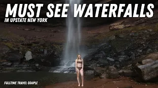 THE BEST UPSTATE NEW YORK WATERFALLS | KAATERSKILL FALLS & MORE | FULL-TIME TRAVEL COUPLE
