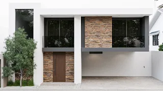 Contemporary Home Design 12x20 Meters | Casa de 12x20 metros