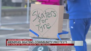 Memphis skating community protests in honor of Tyre Nichols