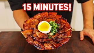 The GREATEST Japanese Rice Bowl in 15 Minutes l BUTADON