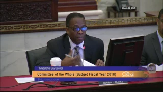 FY2018 Philadelphia City Council Budget Hearing 3-29-2017 - Capital Budget