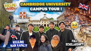AKHIRNYA!! WASEDABOYS KE CAMBRIDGE UNIVERSITY! CAMPUS TOUR NAIK KAPAL!? | WORLD TRIP 64