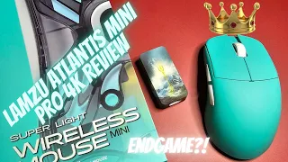Lamzu Atlantis Mini Pro 4khz x @NachoCustomz review! Endgame claw grip mouse?!