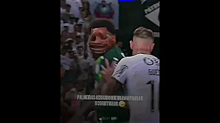 Palmeiras achando que iriam intimidar o Corinthians kkkk