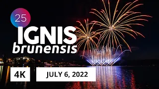4K IGNIS BRUNENSIS 06.07.2022 | ohňostroj - fireworks SWE | Brno - přehrada - lake | OFFICIAL VIDEO