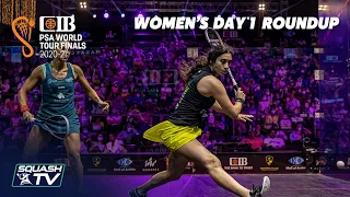 Squash: CIB PSA World Tour Finals 2020-21 - Women's Day 1 Roundup