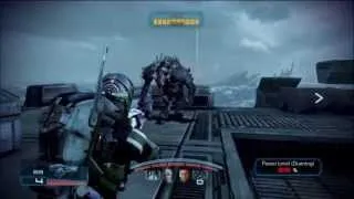 Mass Effect 3: Infiltrator Shepard can nearly kill a Brute with a heavy melee