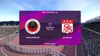 PES 2020 | Genclerbirligi vs Sivasspor - Turkey Super Lig | 22 December 2019 | Full Gameplay HD
