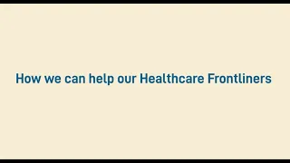 Let’s do our part to help our Healthcare Frontliners