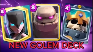 98% WIN RATE WITH BEST EVOLUTION GOLEM DECK FOR TOP LADDER! CRASH ROYAL