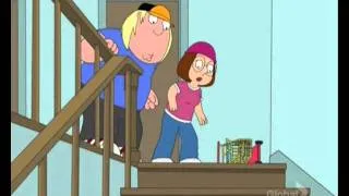 family guy - stewie falls down the stairs
