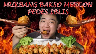 MUKBANG  BAKSO MERCON PEDES IBLIS GILA !?!?! | MUKBANG INDONESIA