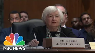 Secy. Yellen assures 'our banking system is sound' in Senate hearing