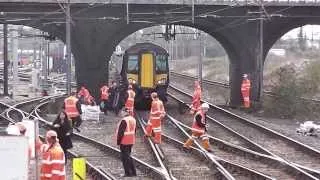 Pantograph strike at Bedford 05/03/14