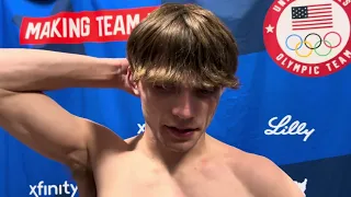 Marcus Blaze On US National Team In 2024 At Olympic Trials