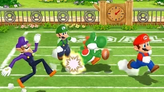 Mario Party 9 Step It Up - 1 vs. Rivals - Yoshi vs Team Mario, Luigi, Waluigi| Cartoons Mee