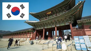 Gyeongbokgung palace - Walking tour - Seoul, South Korea 🏯