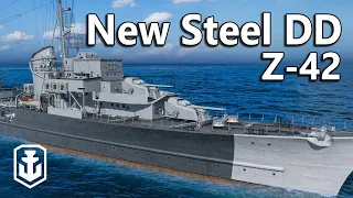 New Tier 10 German Destroyer For Steel - Z-42 First Impressions