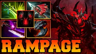 SF Dota 2 Rampage With 24 Kills !! Best Shadow Fiend Dota 2 Mid Gameplay Guide Build Carry Meta 7.33