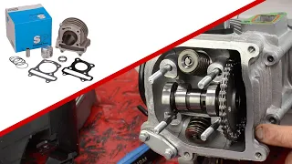 Replace cylinder | GY6 engine block.