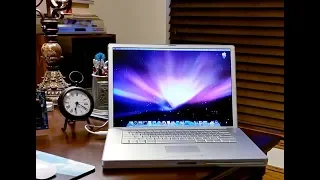 Quick look, PowerBook G4 '17 1.67 GHz With Leopard Intro!
