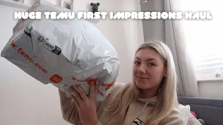 HUGE TEMU HAUL | FIRST IMPRESSIONS | HOMEWEAR & CLOTHING | Nicole Taylor