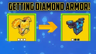 Block city wars: Getting diamond armor!