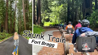 Skunk Train Rail Bikes, Fort Bragg