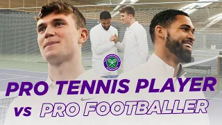 Jack Draper and Ruben Loftus-Cheek take on a Wimbledon tennis challenge!