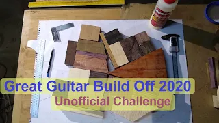 Great Guitar Build Off 2020 - Unofficial Challenger entry