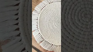 #macrame #placemat #kitchendecor #dinningtable #diy #springdecor #tutorial #hobby  #smallbusiness