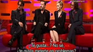 The Graham Norton Show (Ed Byrne, Carey Mulligan, Ricky Gervais and Jhonny Deep) Part6-subtitulado