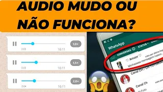 Áudio do WhatsApp MUDO e não funciona? Aprenda a como resolver esse erro , como ganhar dinheiro