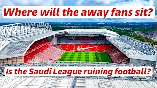 Where will the away fans sit at Liverpool F.C’s Anfield Road Expansion