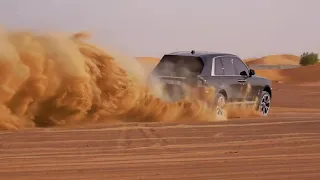 Rolls Royce Cullinan, drives in the desert, LUXURY SUV OFF ROAD