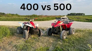 Polaris Scrambler 400 vs 500