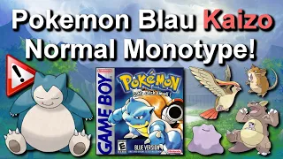 Kann man Pokemon BLAU KAIZO nur mit NORMAL Pokemon durchspielen? (+ Keine Items in Kämpfen)