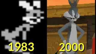 Evolution of Bugg Bunny Games 1983-2000