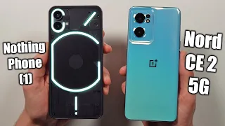 Nothing Phone (1) vs OnePlus Nord CE 2 5G 🔥 Speed Test