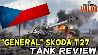 "GENERAL" Skoda T27 || Tank Review || World of Tanks: Valor