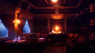 Train Ambience - Relaxing Train Journey with Rain Sounds