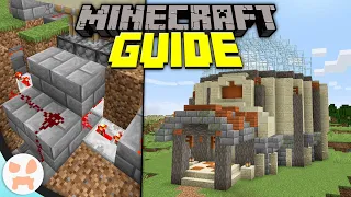 Redstone Basics & Piston Doors! | Minecraft Guide Episode 21 (Minecraft 1.15.1 Lets Play)