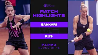 Maria Sakkari vs. Arantxa Rus | 2022 Parma Round of 16 | WTA Match Highlights