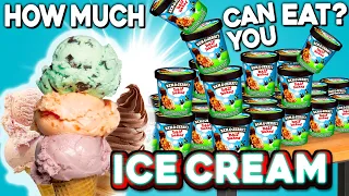 How Much ICE CREAM Can You Eat? | People Vs. Food