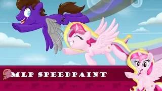 A Race Between Friends [MLP SPEEDPAINT]