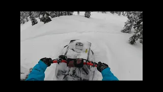 Blue river BC sledding  (DEEP)