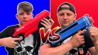 ПОСПОРИЛИ КАКОЙ НЕРФ МОЩНЕЕ! Takedown VS Helios Nerf Show