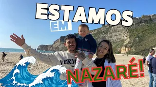 AS MAIORES ONDAS DO MUNDO | BEM NA NOSSA VEZ !! | ANDE NAS RUAS  DE NAZARÉ COM A GENTE